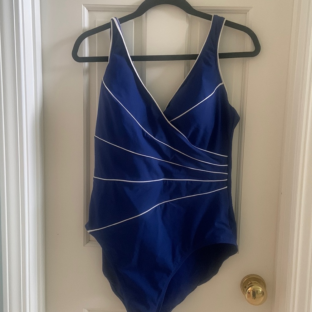 Swimsuit blue Kirkland size 16